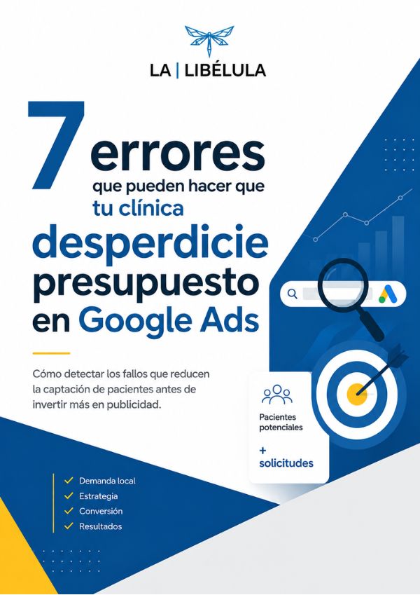 7 errores google ads clínicas de salud